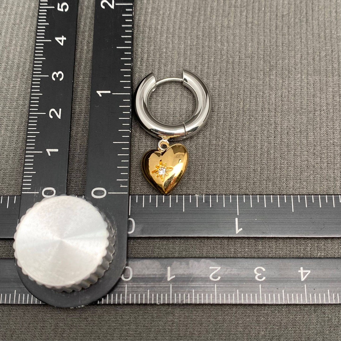 Heart Felt Huggie Earrings