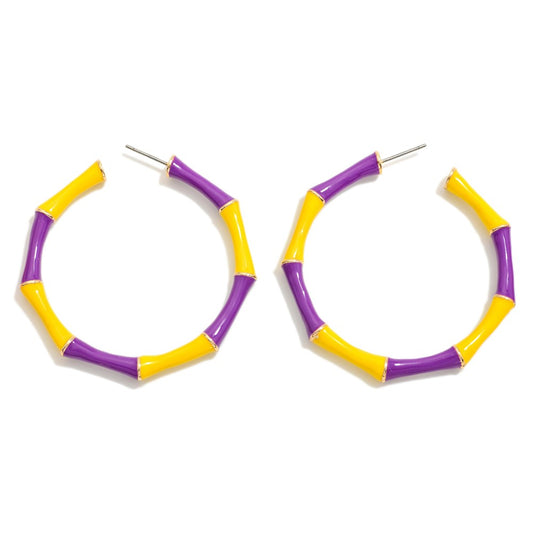 Bamboozled Hoop Earrings