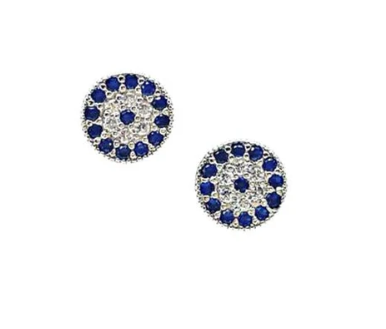 Round Eye of Protection Earrings