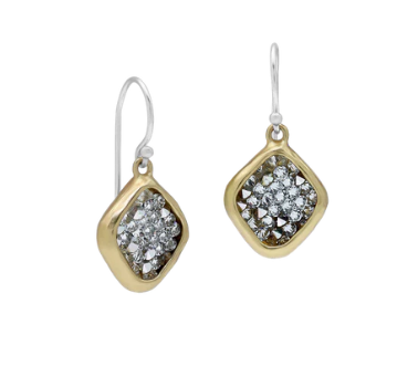 Waxing Poetic - Kristal Diamond Drop Earrings