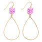 Chevron Teardrop Earrings