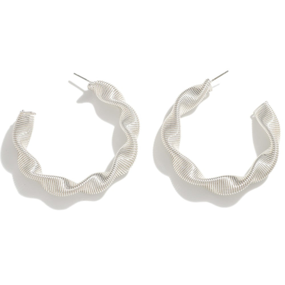 Twisted Coil Earrings