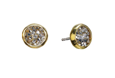 Waxing Poetic - Kristal Dome Stud Earrings