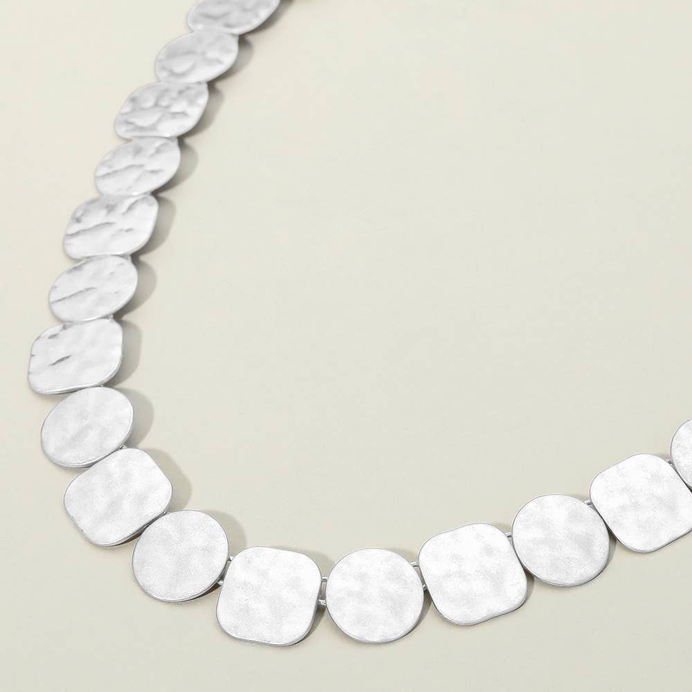 Circle Gets a Square Necklace