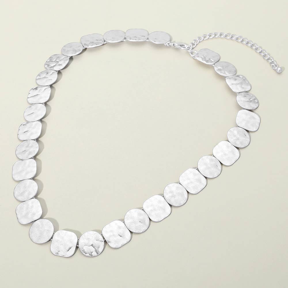 Circle Gets a Square Necklace