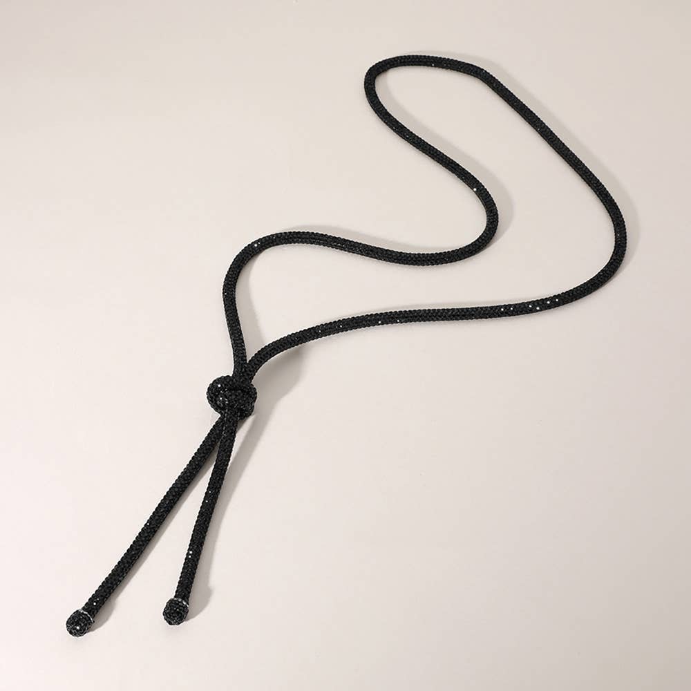 Studded Knot Necklace