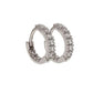 Huggie with Micro Pave' CZ's