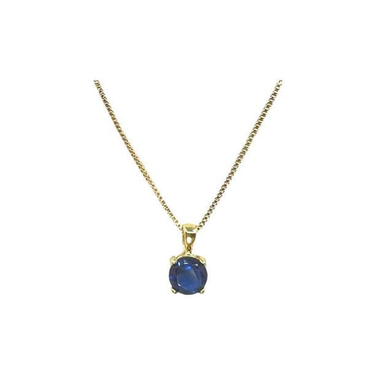 "Sapphire" Basket Set Necklace