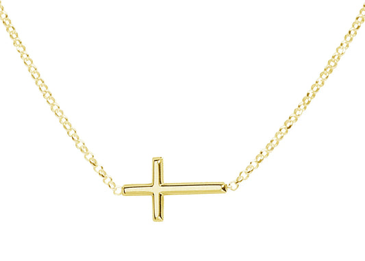 Baby/Child Sideways Cross Necklace