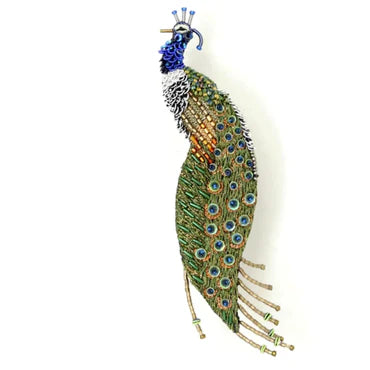 Trovelore - Indian Peacock Brooch