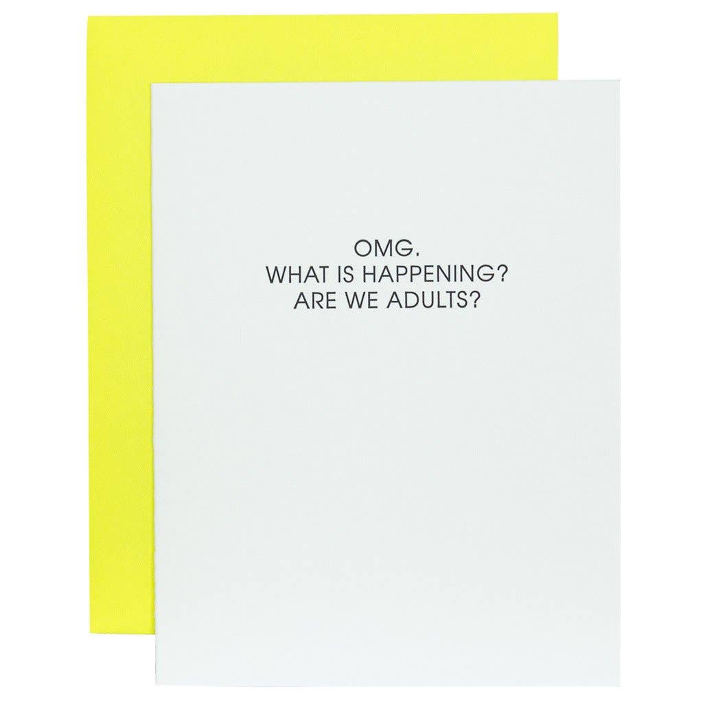 Greeting Card - OMG Are We Adults