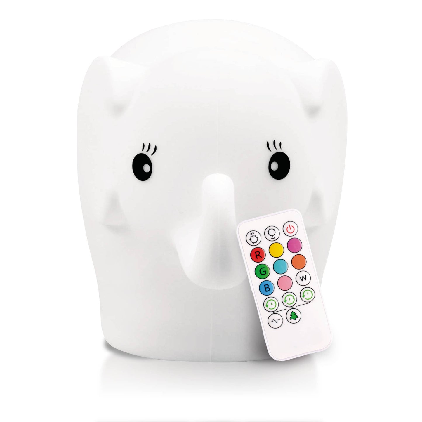 Lumipets® LED Elephant Night Light with Remote