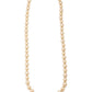 Alternating Size Bead Necklace - 2 Colors