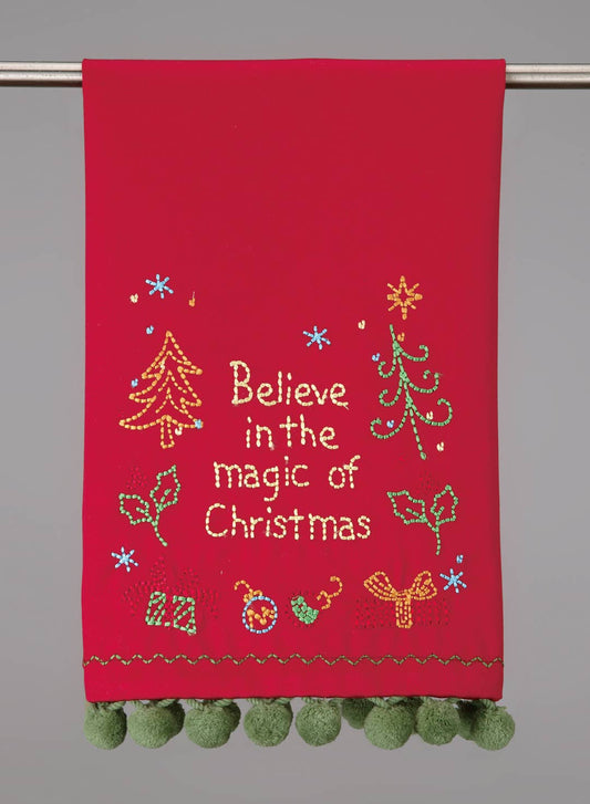 Believe In The Magic Kitchen Towel - Christmas