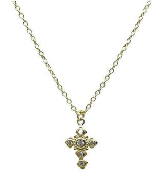 Gold or Silver Chain with Delicate Cross