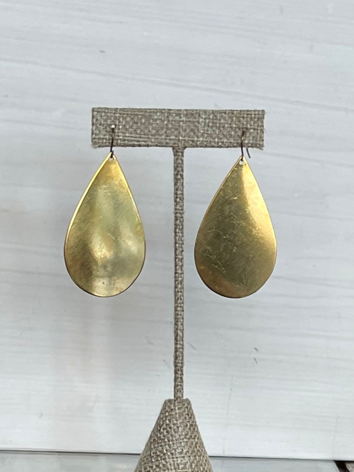 Drop of Brass Earrings