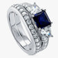 2 Piece Sapphire Traveler Ring